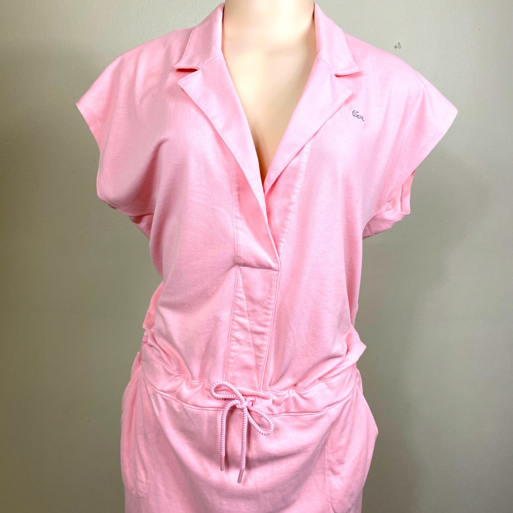 Lacoste Pink Drawstring Piqué
